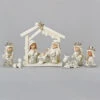 Roman 9 Piece Set White Christmas Nativity Stable Scene Figurines 6.5" 1 Roman 9 Piece Set White Christmas Nativity Stable Scene Figurines 6.5" -Christmas Decoration Store 132248 64924.1588396793