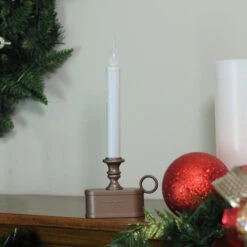 Club Pack Of 12 White And Brown LED Christmas Candle Lamp With Base 11" -Christmas Decoration Store 35g2h3rlmv1qbuakzhfamafelu1ais0n 20082.1588362222