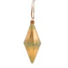 Melrose 8.5" Gold And Green Geometric Finial Christmas Ornament -Christmas Decoration Store 45421245445454 56694.1588344000