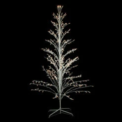 Northlight 4' Pre-Lit Cascade Twig Tree Outdoor Christmas Decoration - Clear Lights