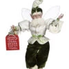 Mark Roberts Beige And Green Mistletoe Magic Christmas Fairy - Large 19"