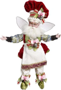 10" White And Red All The Trimmings Fairy Christmas Figurine