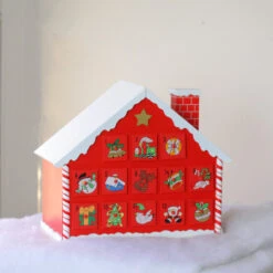 Northlight 10.25" Red And White Advent House With Chimney Storage Box -Christmas Decoration Store 5ccaiqxe1ybnmbjzkozihymlkuefzybi 13688.1588350472