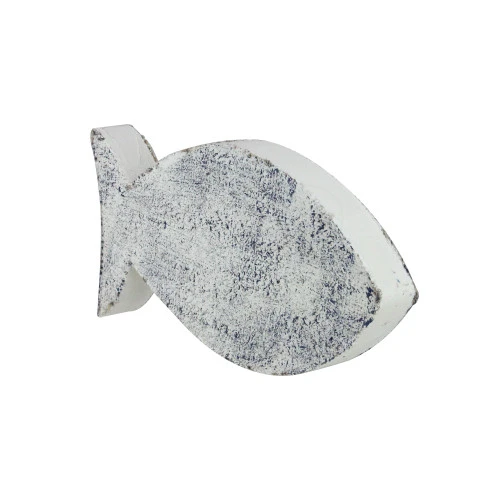 Northlight 9” White And Blue Cape Cod Inspired Fish Table Top Decoration 4 Northlight 9” White And Blue Cape Cod Inspired Fish Table Top Decoration - Image 2