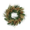 Gold Glitter Pine Cone And Berry Artificial Christmas Wreath - 26-Inch, Unlit -Christmas Decoration Store allstate xdz452 go 11110.1588368968
