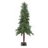 8' Pre-Lit Slim Traditional Woodland Alpine Artificial Christmas Tree - Clear Lights -Christmas Decoration Store allstate yta418 gr 50908.1665260244