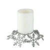Melrose 9" Silver Snowflake Glittered And Jeweled Christmas Pillar Candle Holder -Christmas Decoration Store baegwzxlqpwlb9o94sotvvtqw6ujqrdq 55697.1588368954