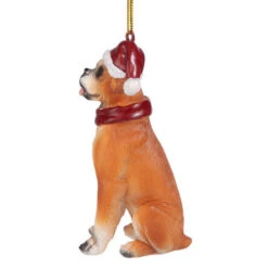 3.5" Fawn Boxer Dog Christmas Ornament 10 3.5" Fawn Boxer Dog Christmas Ornament -Christmas Decoration Store boxer 3 10484.1670490064