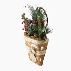 Northlight 13.5" Brown And Green Frosted Pine Cones Artificial Christmas Basket -Christmas Decoration Store bukjd09otkv7spohxy3mh3ofyo78yqlk 92339.1588415397