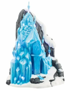 Department 56 12" Pre-Lit Blue And White Disney Frozen Elsa Ice Palace Christmas Tabletop Decor