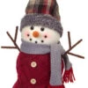 18.5" Woven Style Burgundy Snowman With Plaid Hat Christmas Tabletop Decorations -Christmas Decoration Store by5cz3aygnlibjbwugcindxbyqicapyt 72510.1588415408
