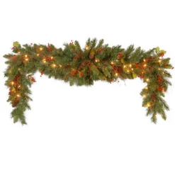 Christmas Central 72" Pre-Lit Artificial Christmas Mantel Swag, Clear Lights 10 Christmas Central 72" Pre-Lit Artificial Christmas Mantel Swag, Clear Lights -Christmas Decoration Store cc1 301 6 1 4 48486.1631811756