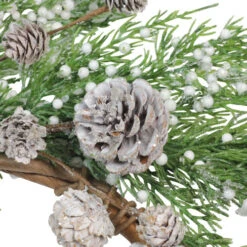 24" White Berries And Pinecones Artificial Christmas Wreath - Unlit 9 24" White Berries And Pinecones Artificial Christmas Wreath - Unlit -Christmas Decoration Store clce7yqmixrumj32bcwjnyzij8fghhij 37214.1588371212