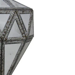 Northlight 5.5" Gray And Clear Mirrored Geometric Drop Christmas Ornament -Christmas Decoration Store cnrilqj2rzewlzmhw8iyhiadm9lnwztp 64327.1588370999