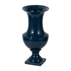 20" Navy Blue Classic Vintage Home Decor Urn 9 20" Navy Blue Classic Vintage Home Decor Urn -Christmas Decoration Store dabhg 69610 blue 3 27524.1588359866