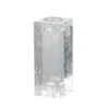6.25" Clear Speckled Glass Tealight Candleholder