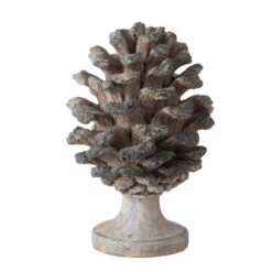 10.5" Gray And Brown Traditional Style Pine Cone Tabletop Decor 7 10.5" Gray And Brown Traditional Style Pine Cone Tabletop Decor -Christmas Decoration Store dabhg 77341 1 15707.1664639374