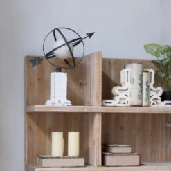 19" Antique White And Black Contemporary Style Armillary Sphere Table Decor -Christmas Decoration Store dabhg av43663 3 49642.1600391939