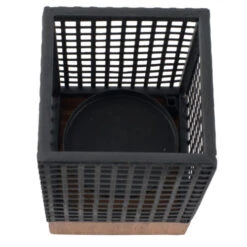 7.75" Night Black And Brown Rectangular Candle Holder 9 7.75" Night Black And Brown Rectangular Candle Holder -Christmas Decoration Store dabhg av44653 4 37268.1588349148