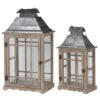 Set Of 2 Gray And Silver Classic Scape Lanterns 25.5" 1 Set Of 2 Gray And Silver Classic Scape Lanterns 25.5" -Christmas Decoration Store dabhg d42229 1 39821.1588359524