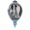 4.75” Blue And White Penguins Hand Painted Mouth Blown Glass Hanging Christmas Ornament -Christmas Decoration Store dacf 1710464 04298.1588394708