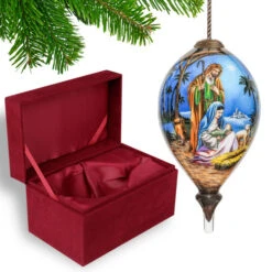 6" Holy Family Religious Christmas Finial Shaped Glass Ornament 11 6" Holy Family Religious Christmas Finial Shaped Glass Ornament -Christmas Decoration Store dacf 1911065 5 33426.1601516060