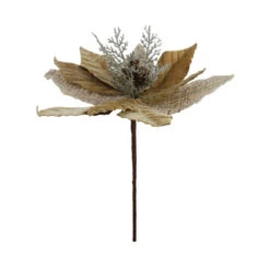 12" Brown And Silver Sparkling Branch With Glittered Pine Cone Center Spray 7 12" Brown And Silver Sparkling Branch With Glittered Pine Cone Center Spray -Christmas Decoration Store darice 30009741 3 78946.1599268559