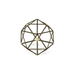 8" Brown Large Rebar Hexagon Die Tabletop Sculpture -Christmas Decoration Store dcri 4681l 3 27700.1587644313