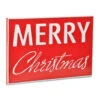 18.5" Red And White "MERRY Christmas" Wall Sign -Christmas Decoration Store dcri 5352 01 95279.1695052443