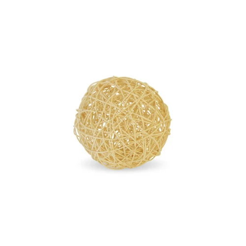 6" Ivory Spherical Decorative Ball Home Decor Accent 4 6" Ivory Spherical Decorative Ball Home Decor Accent - Image 2