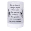 5.75” LED White “You Are” Floral Inspirational Affirmations Essential Oil Diffuser -Christmas Decoration Store ddcks20edf5 77058.1588360444