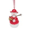 3.5" Mrs Snowman With Cardinal Nest Christmas Ornament -Christmas Decoration Store ddcks20smo1911 34518.1588396295