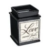5" Black And Ivory Religious Quotes Printed Electric Warmer -Christmas Decoration Store ddcks iws9bk 31343.1588396144