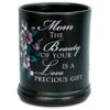 6" Black And Pink Floral Mom's Love Themed Candle Warmer -Christmas Decoration Store ddcks jw17ml 50866.1588362204
