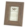 9" White And Brown "50th Wedding Anniversary" Wishes Printed Photo Frame -Christmas Decoration Store ddcks pf1710br 46 2 20062.1588361915