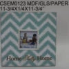 Set Of 2 Blue And White Chevron Square Tabletop Photo Frames 11.75" - 34255130 -Christmas Decoration Store ddesg csem0123 65455.1588402725