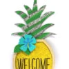 Set Of 2 Yellow And Green Contemporary "WELCOME" Wall Signs 23.25" - 34256101 -Christmas Decoration Store ddesg issd2019 1 13151.1588400552
