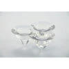 2" Crystal Clear Hand Blown Glass Candelabras Tabletop Decor -Christmas Decoration Store ddiam 68004 01 86001.1591634897
