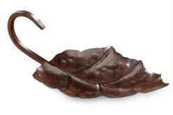 Set Of 6 Autumn Glow Decorative Fall Metal Leaf Pillar Candle Holders 8.25