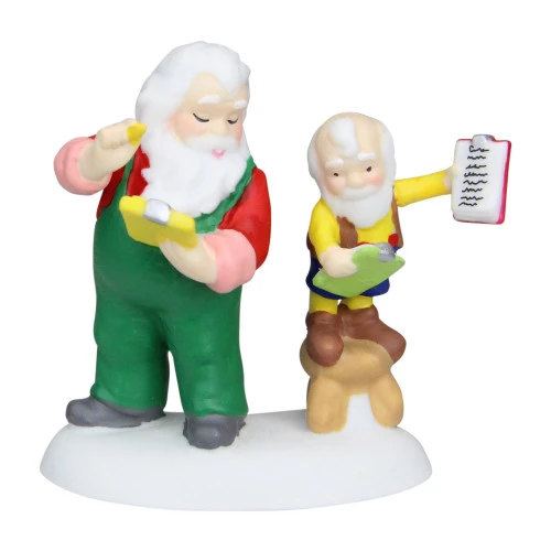 Department 56 3.25" Green And Yellow Check Double Check Tabletop Figurine 3 Department 56 3.25" Green And Yellow Check Double Check Tabletop Figurine