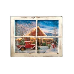 Christmas Central 10" White And Blue Lighted Country Store Christmas Rectangular Shadow Box Decoration 10 Christmas Central 10" White And Blue Lighted Country Store Christmas Rectangular Shadow Box Decoration -Christmas Decoration Store dglow a1001 3 22413.1587645048