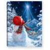 8" White And Red Christmas Snowman Lighted Tabletop Decor 2 8" White And Red Christmas Snowman Lighted Tabletop Decor -Christmas Decoration Store dglow a1031 1 19560.1588414340