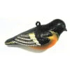 4.75” Black And Yellow Baltimore Oriole Hand Blown Glass Hanging Figurine Ornament -Christmas Decoration Store dgold cobanec378 28282.1588354464