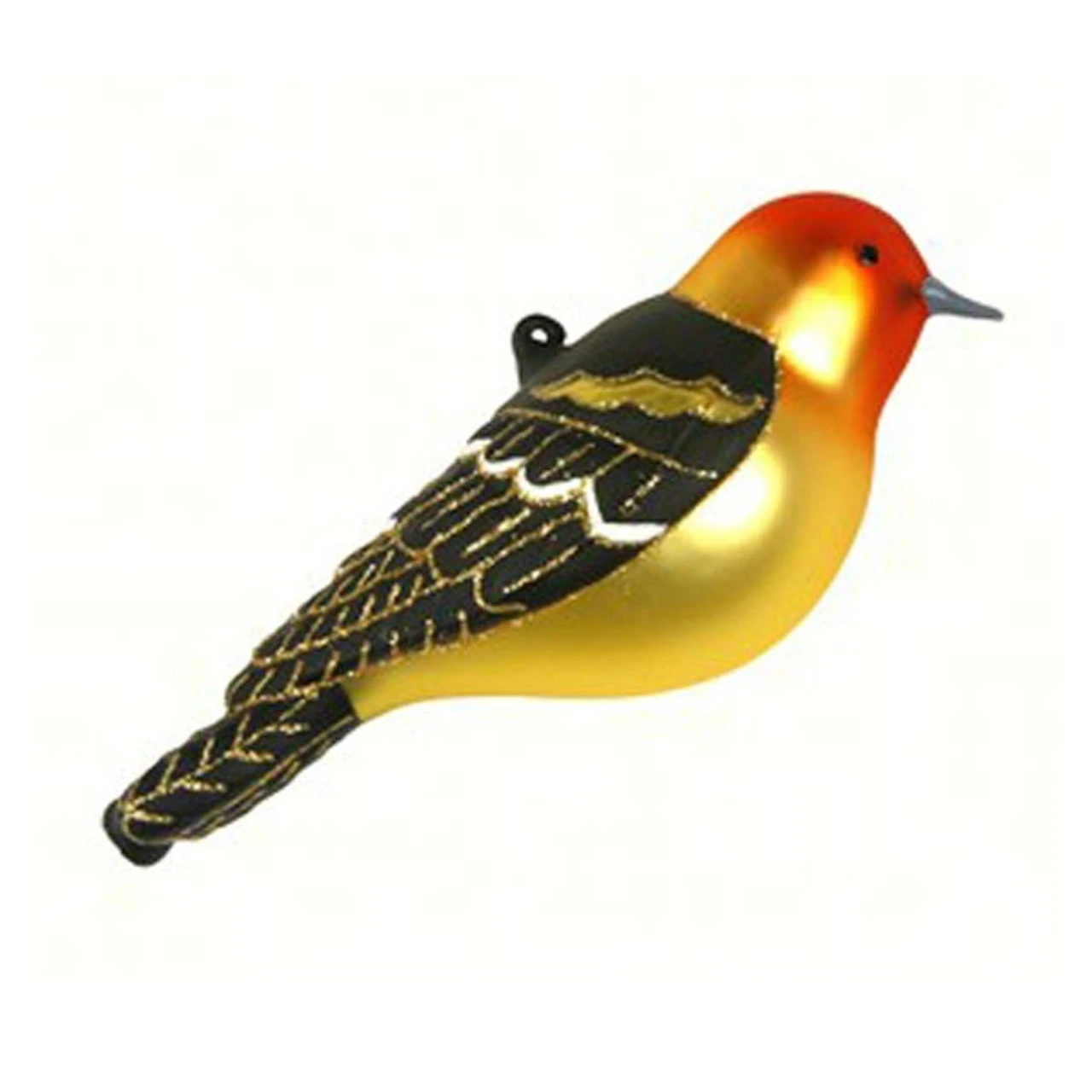 3.5” Yellow And Black Western Tanager Hand Blown Glass Hanging Figurine Ornament - 33479860 3 3.5” Yellow And Black Western Tanager Hand Blown Glass Hanging Figurine Ornament - 33479860
