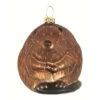3” Brown And Gold Beaver Hand Blown Glass Hanging Figurine Ornament - 33479863 -Christmas Decoration Store dgold cobanec402 13216.1588362107