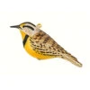 5.5" Yellow And Brown Meadowlark Hanging Glass Ornament - 33479881 -Christmas Decoration Store dgold cobanec424 63681.1588355650