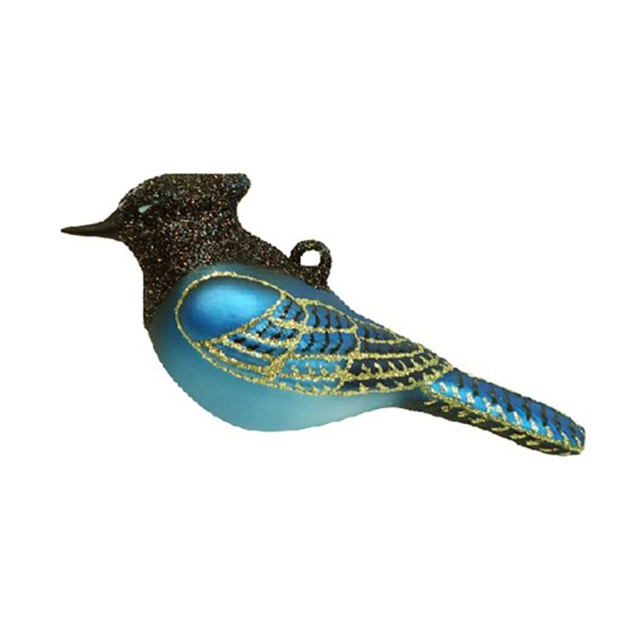 4.5 Blue And Black Stellar Jay Hanging Glass Ornament - 33479889 3 4.5 Blue And Black Stellar Jay Hanging Glass Ornament - 33479889