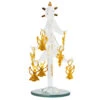 6" Clear Tree Glass With Gold Colored Angel Ornaments - 33480496 -Christmas Decoration Store dgold xm 1146 53763.1588363226