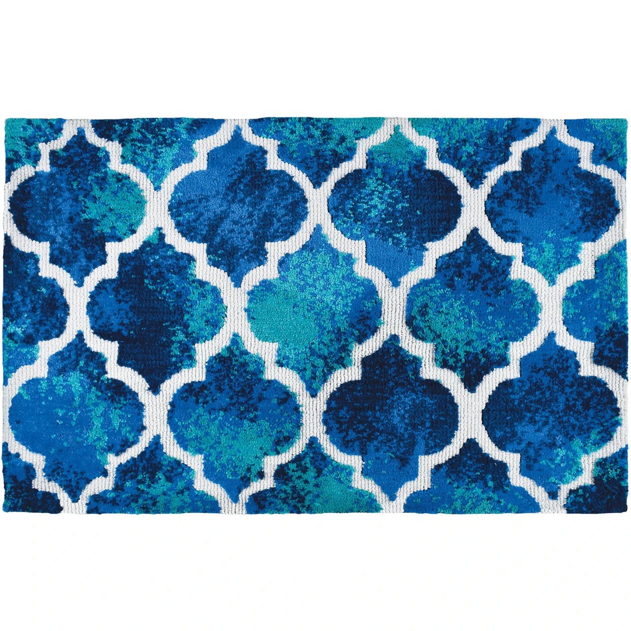 1.75' X 2.75' Mallorca Tiles Blue And Teal Green Rectangular Area Throw Rug 3 1.75' X 2.75' Mallorca Tiles Blue And Teal Green Rectangular Area Throw Rug