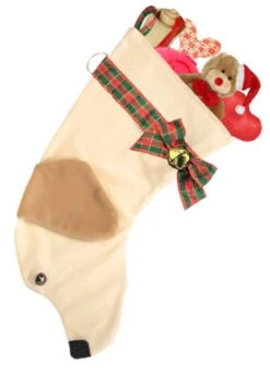 22" Yellow Labrador Retriever Dog Christmas Stocking